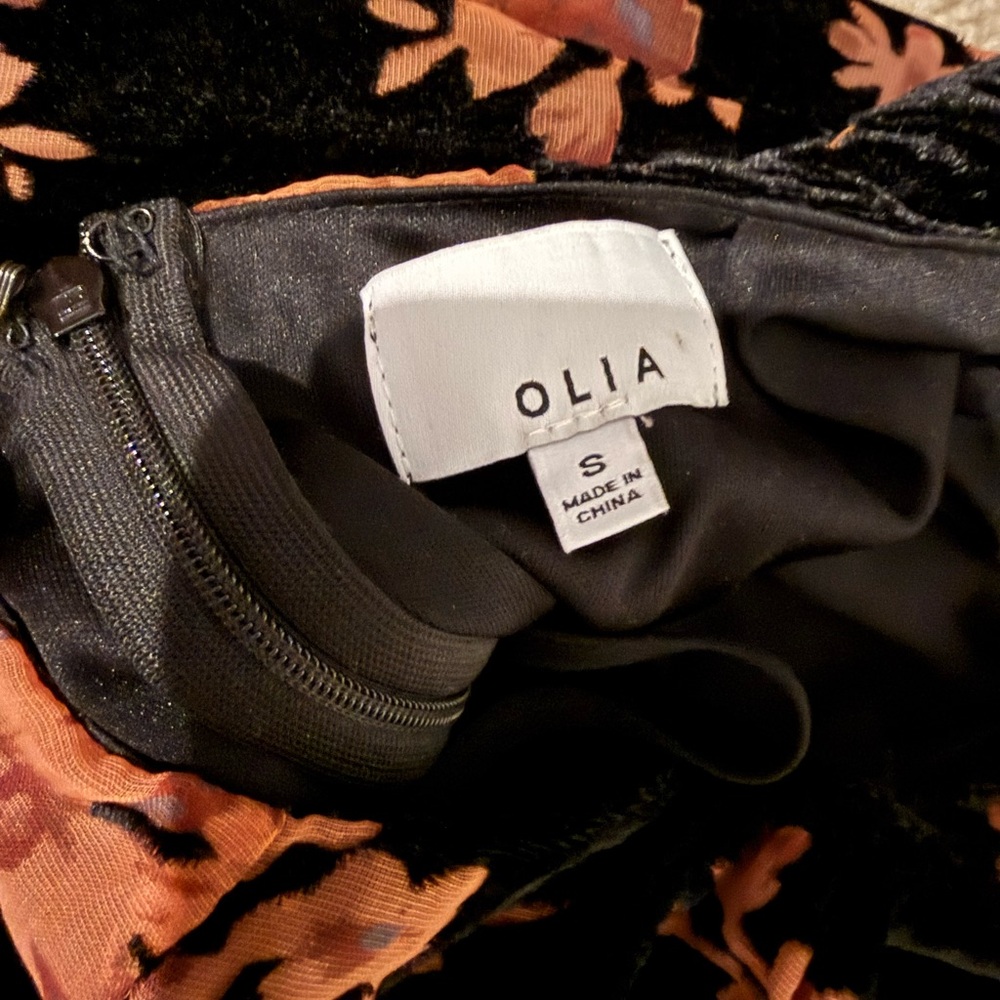 Olia Women's Stylish Black Maxi Dress
